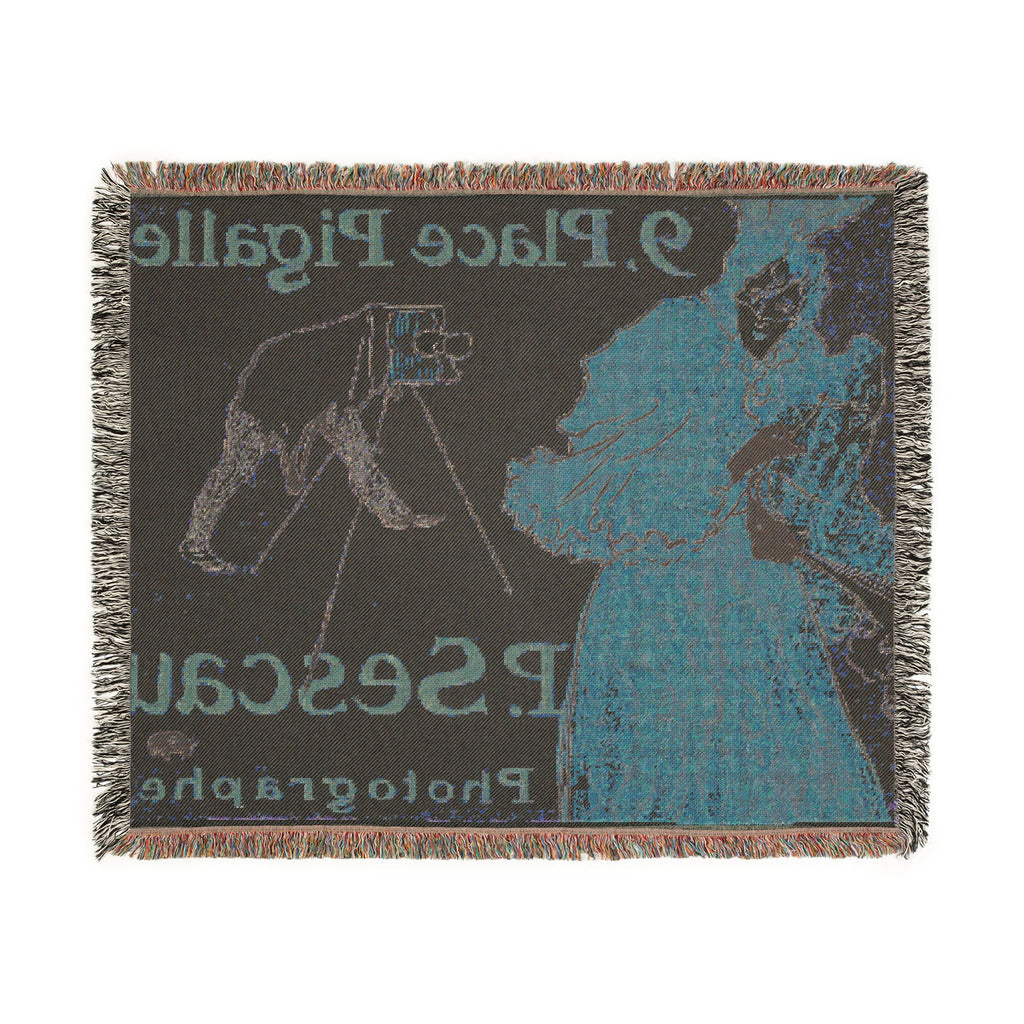 Henri de Toulouse-Lautrec - The Photographer Sescau | Woven Tapestry Blanket