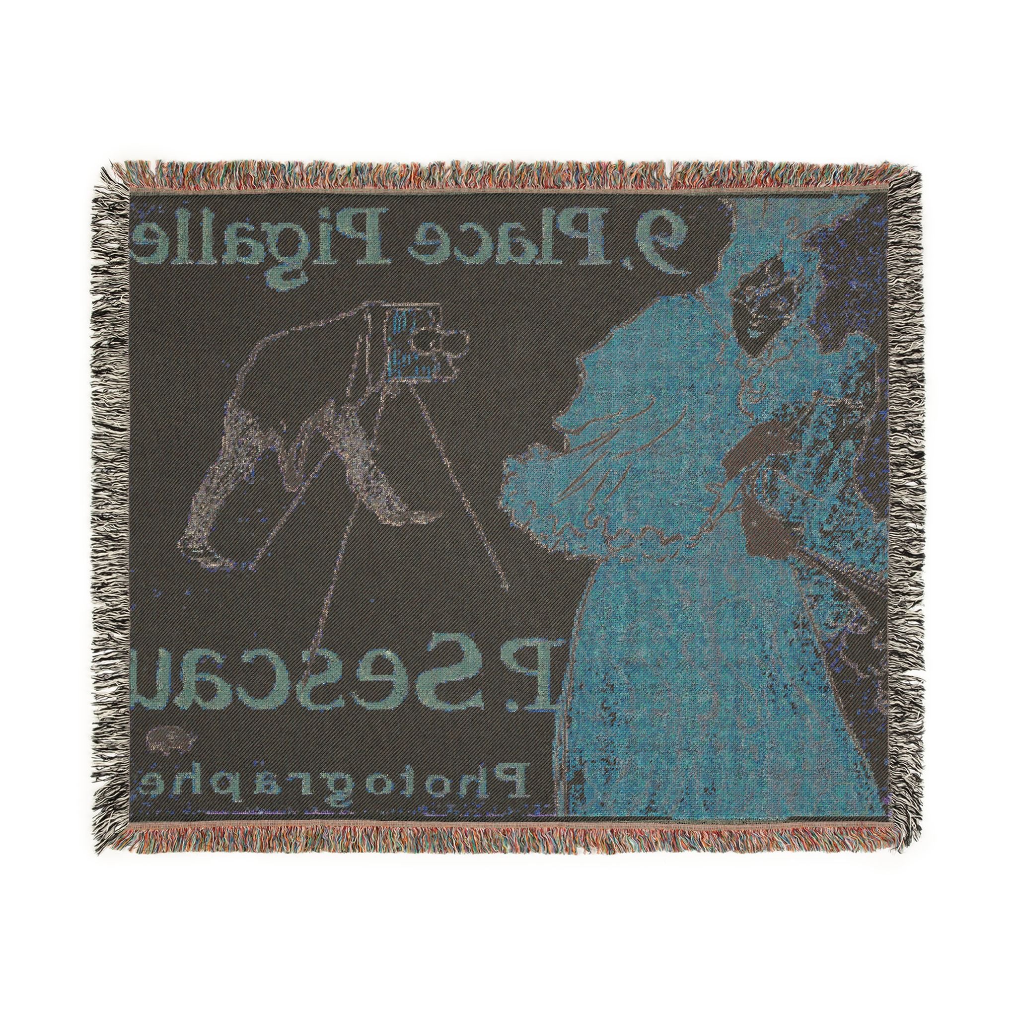 Henri de Toulouse-Lautrec - The Photographer Sescau | Woven Tapestry Blanket