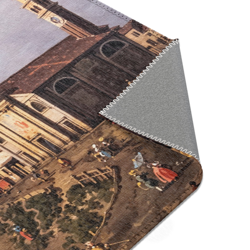 Bemberg Fondation Toulouse - Vue de Dolo - Canaletto ca 1740 - Inv 1011 | Area Rug