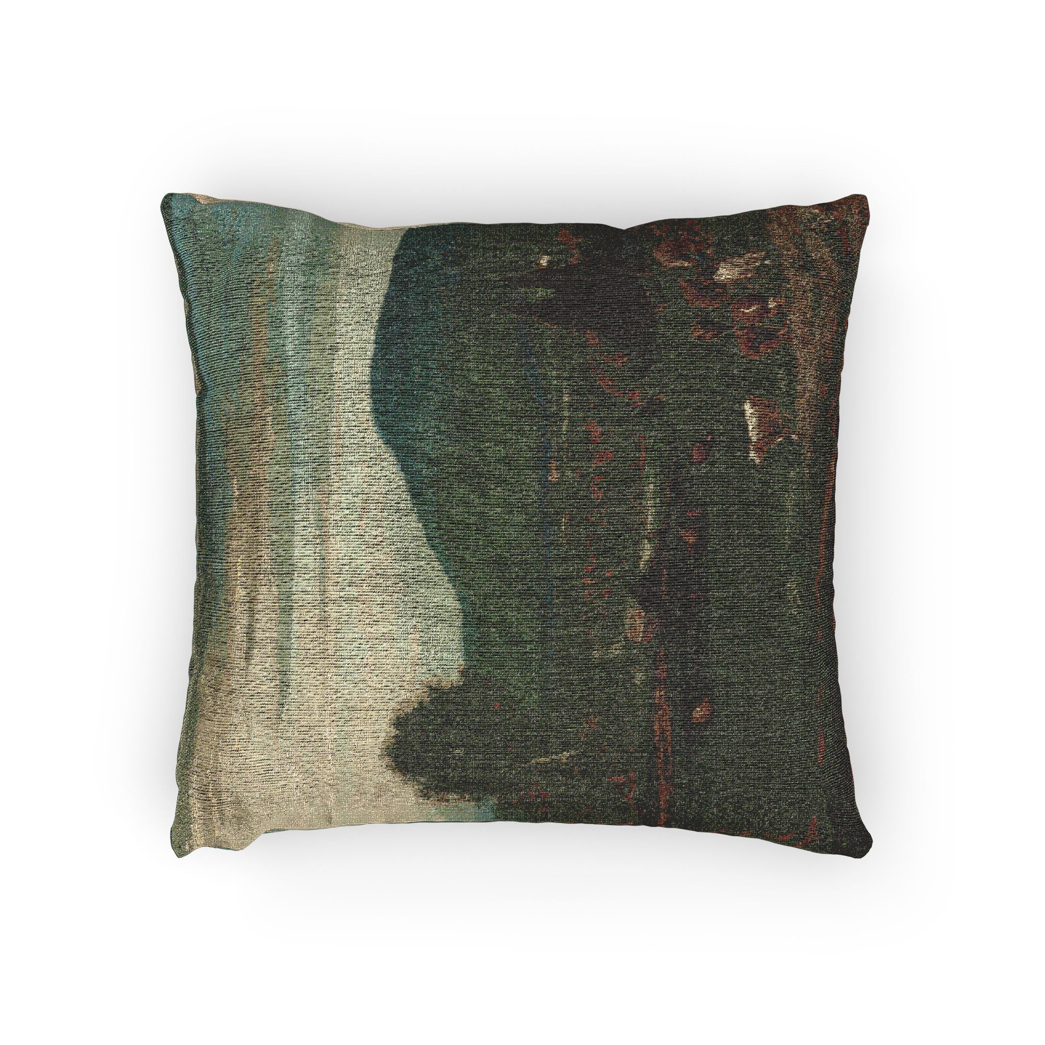 George Inness - Summer in the Catskills | Woven Pillow