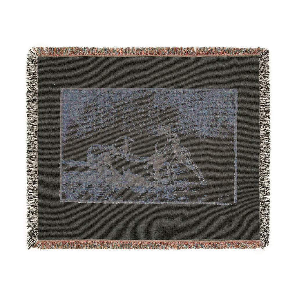 Francisco José de Goya y Lucientes - A Spanish knight kills the bull after having lost his horse, plate nine from The Ar | Woven Tapestry Blanket