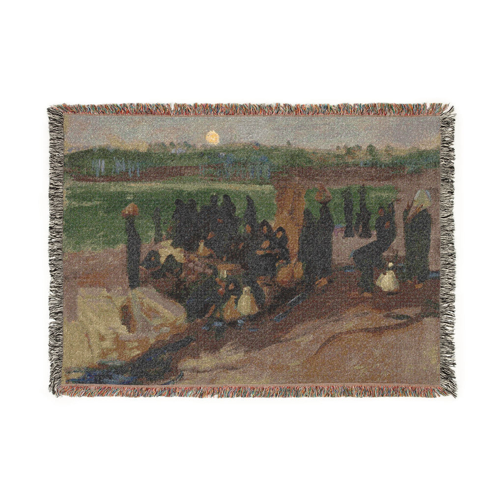 John Singer Sargent - Water Carriers on the Nile | Woven Tapestry Blanket