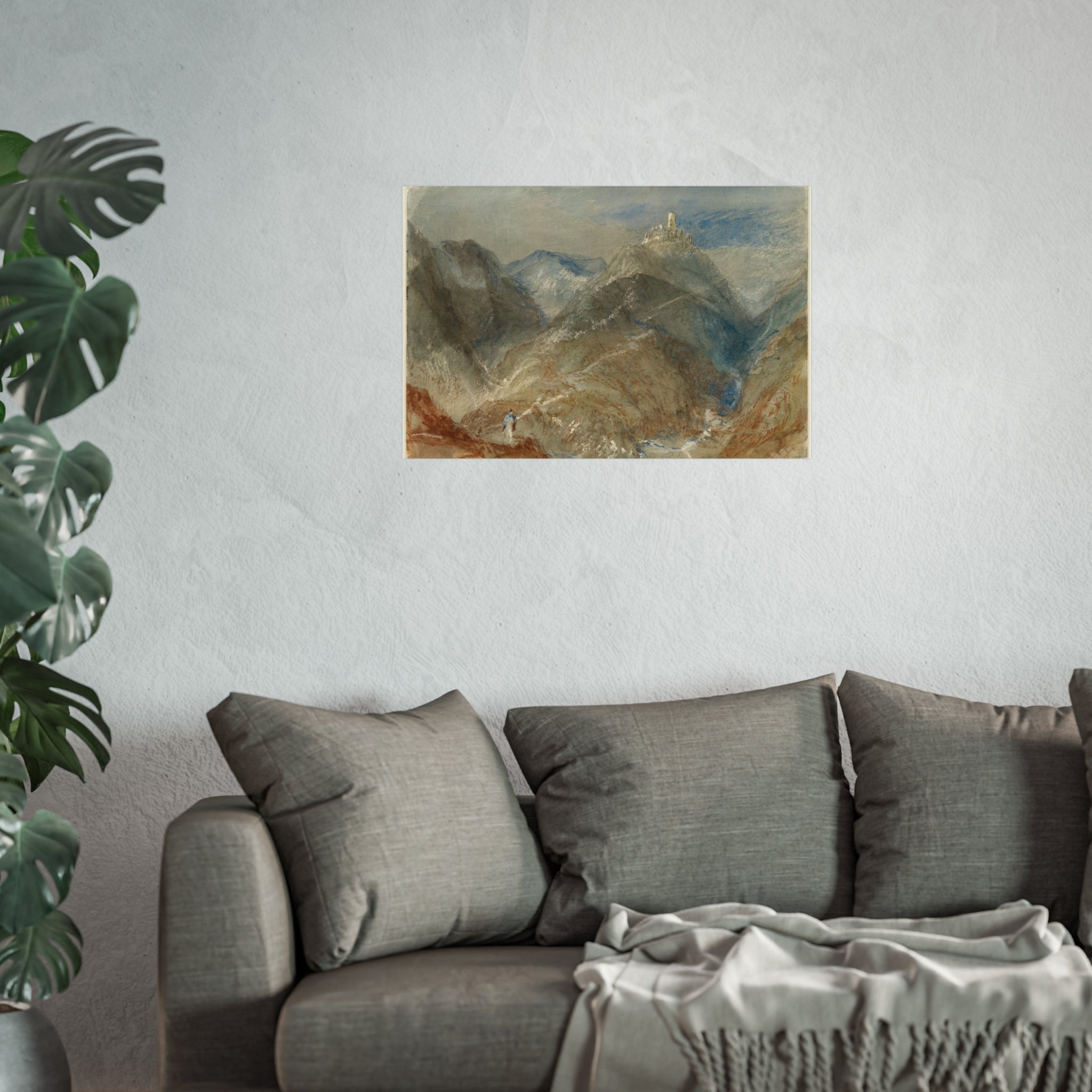 Joseph Mallord William Turner - Castle on Height near Geneva | Fine Art Poster