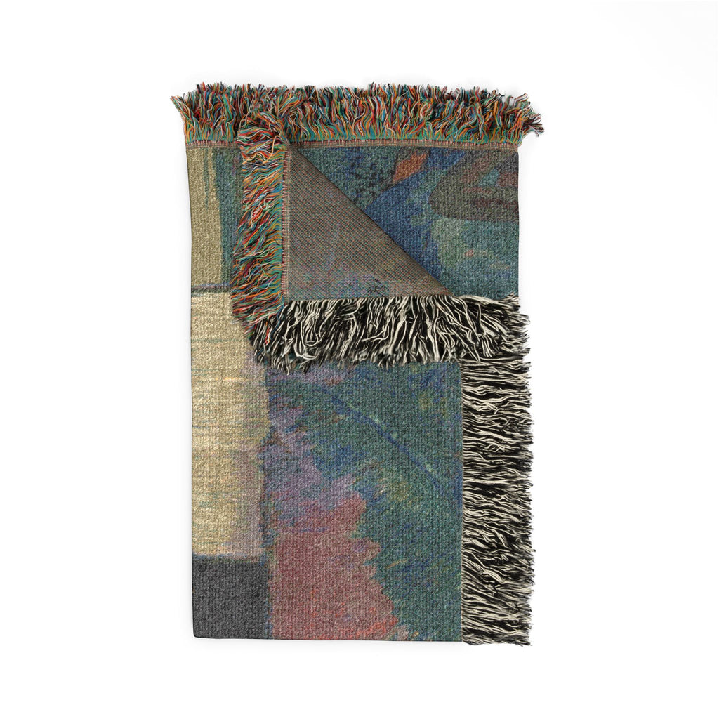 Paul Gauguin - No te aha oe riri (Why Are You Angry ) | Woven Tapestry Blanket