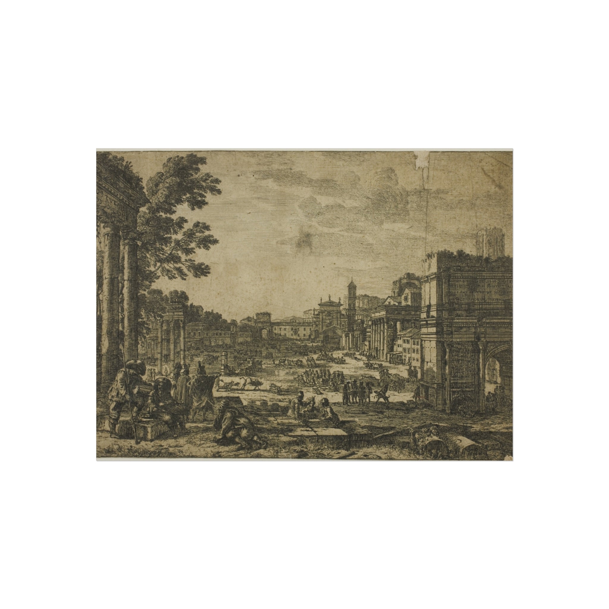 Claude Lorrain - The Roman Forum | Fine Art Poster