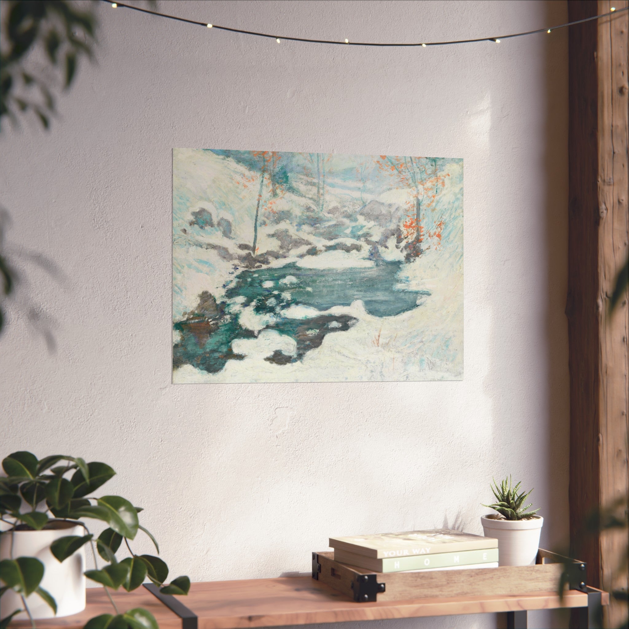 John Henry Twachtman - Icebound | Fine Art Poster