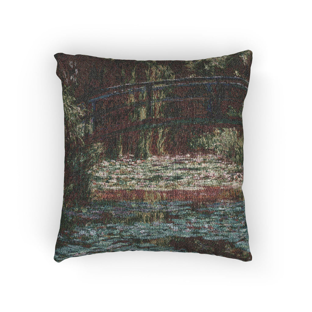 Claude Monet - Water Lily Pond | Woven Pillow