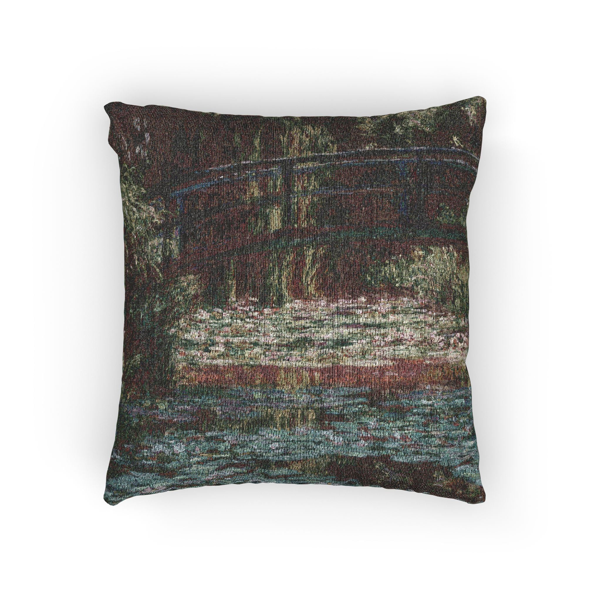 Claude Monet - Water Lily Pond | Woven Pillow