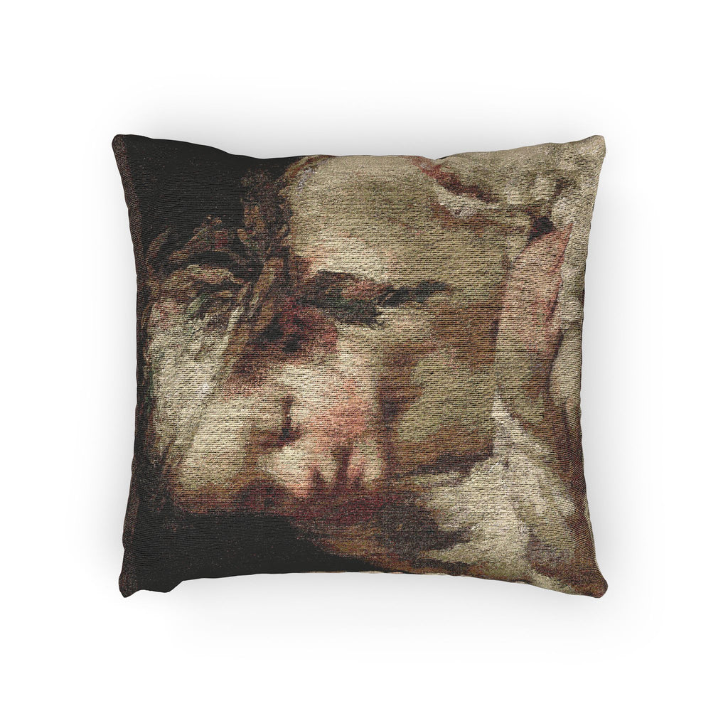 Jean François Millet - Young Woman | Woven Pillow