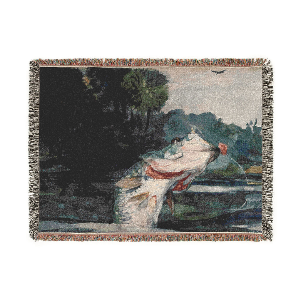 Winslow Homer - Life-Size Black Bass | Woven Tapestry Blanket