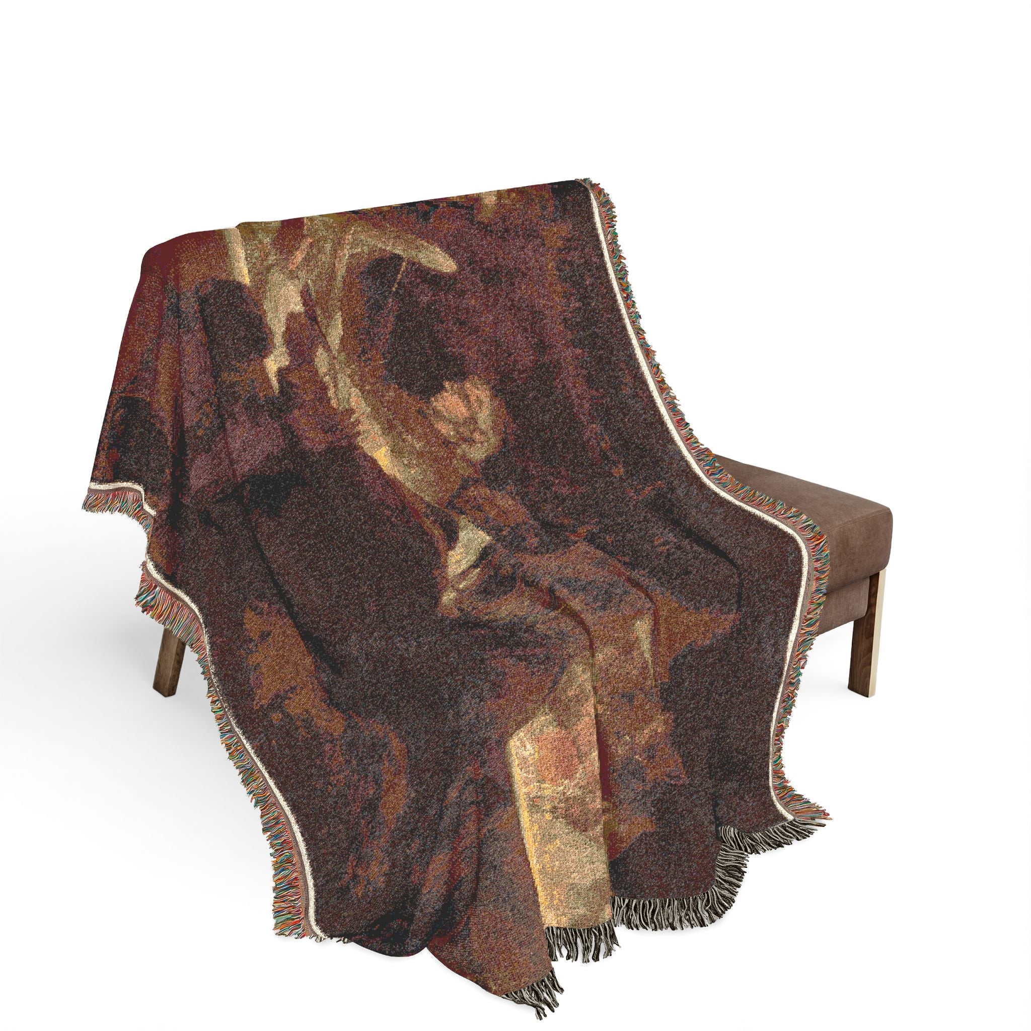 The Conspiracy of Claudius Civilis by Rembrandt van Rijn | Woven Tapestry Blanket
