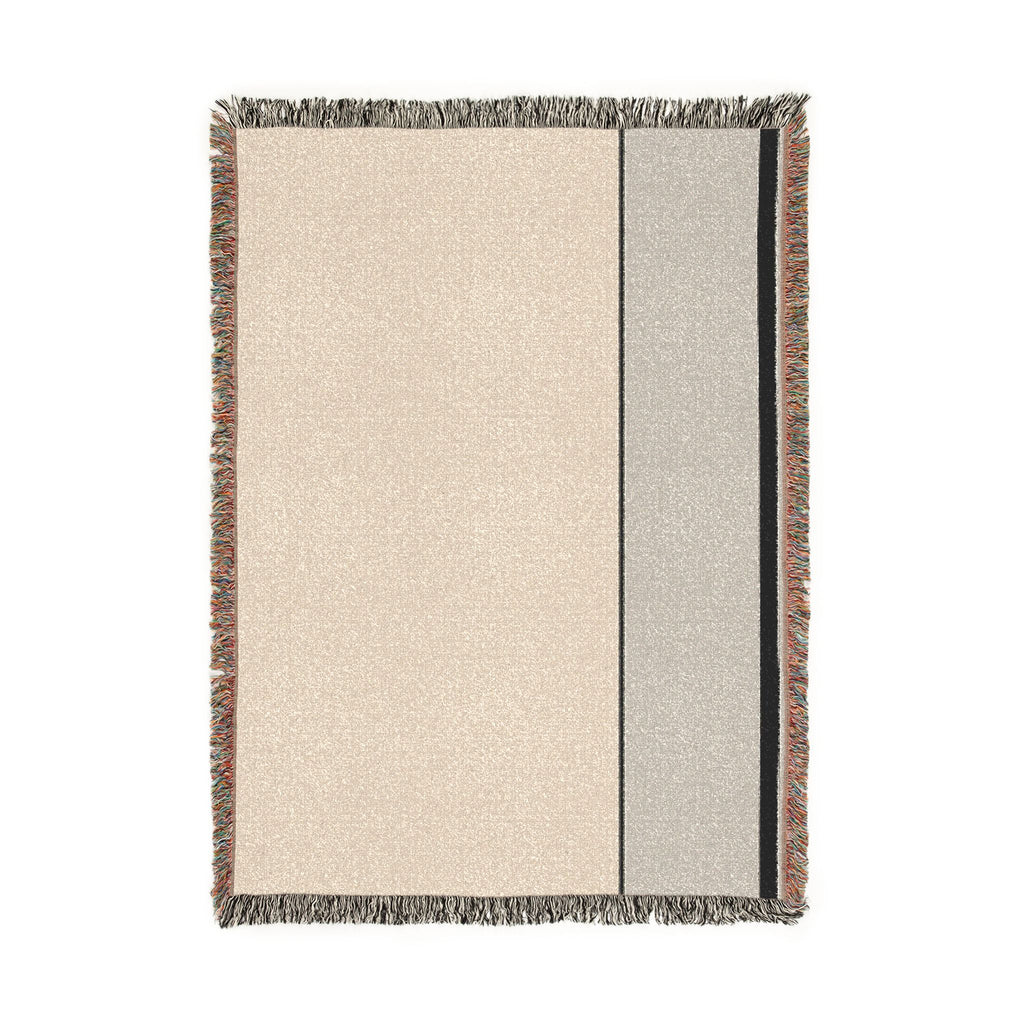 Quiet Throw — Oat · Stone · Ink