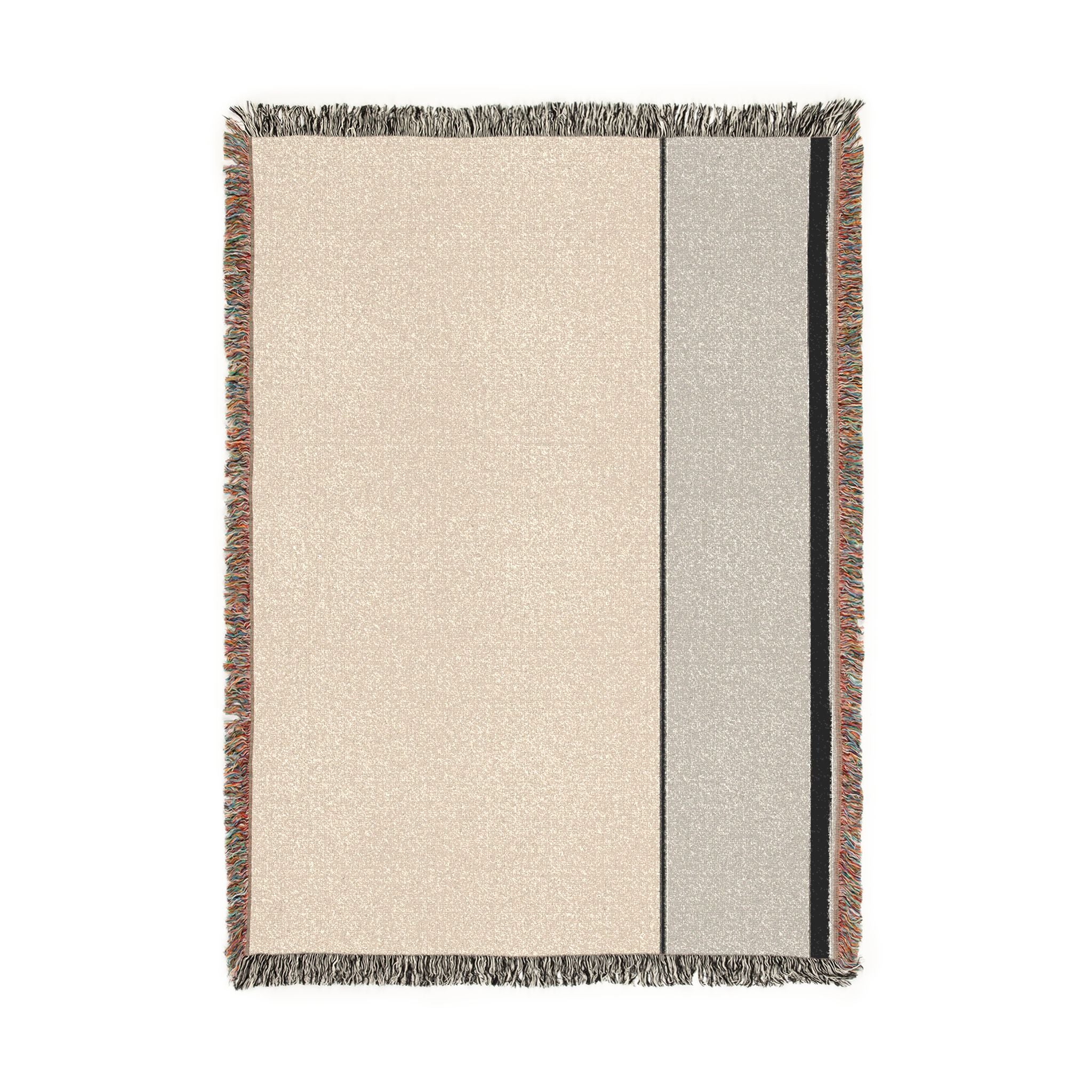 Quiet Throw — Oat · Stone · Ink