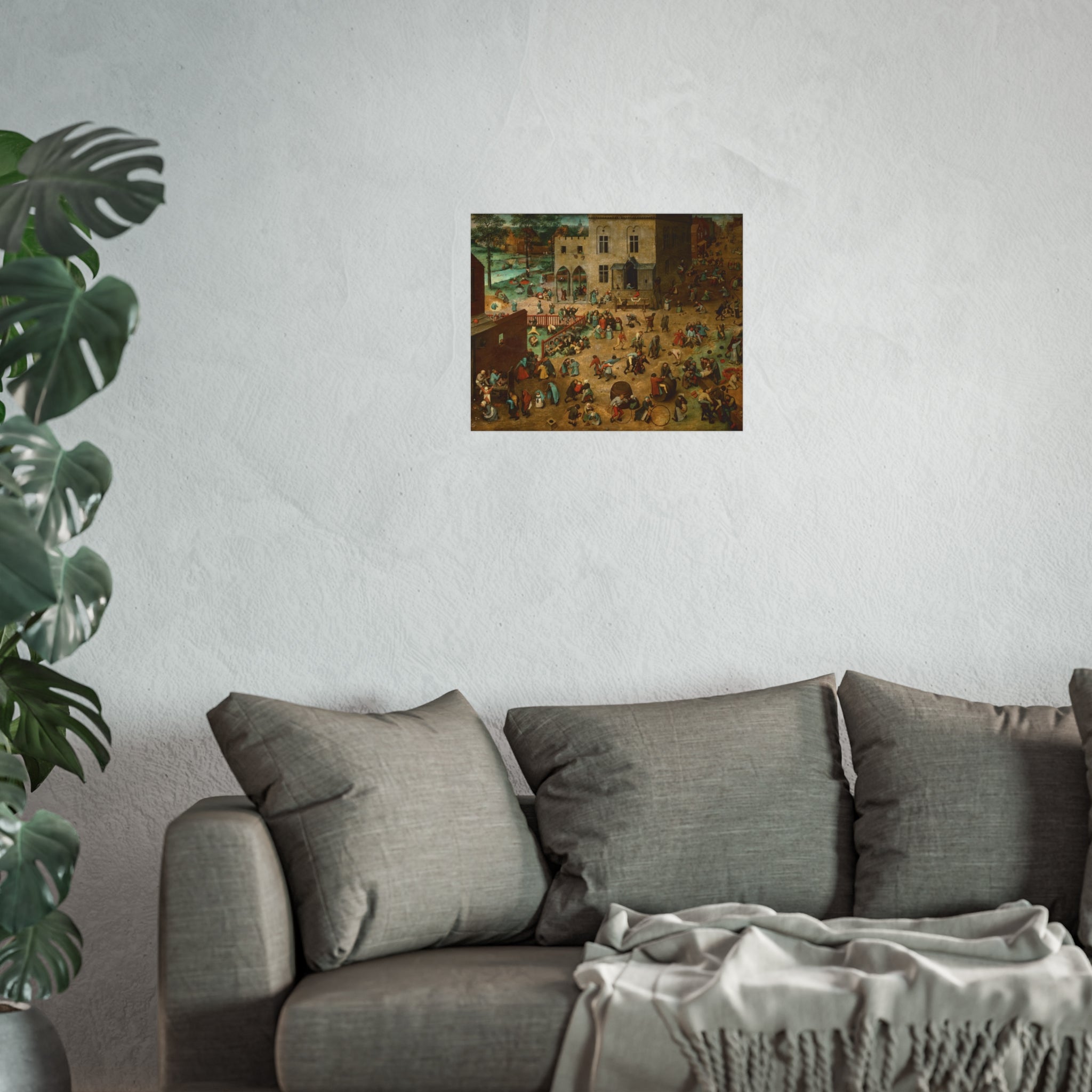 Pieter Bruegel the Elder - Children’s Games - Google Art Project | Fine Art Poster