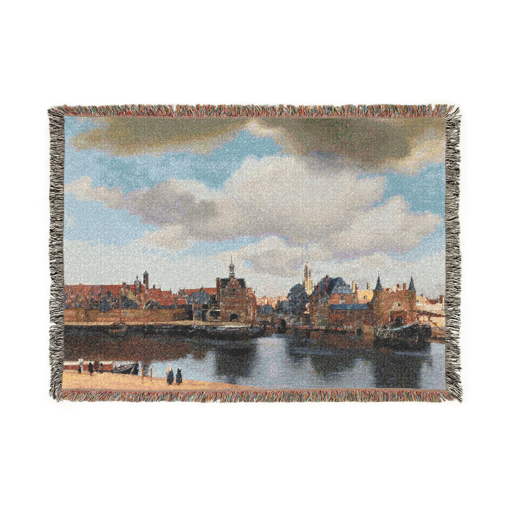 View of Delft, by Johannes Vermeer | Woven Tapestry Blanket