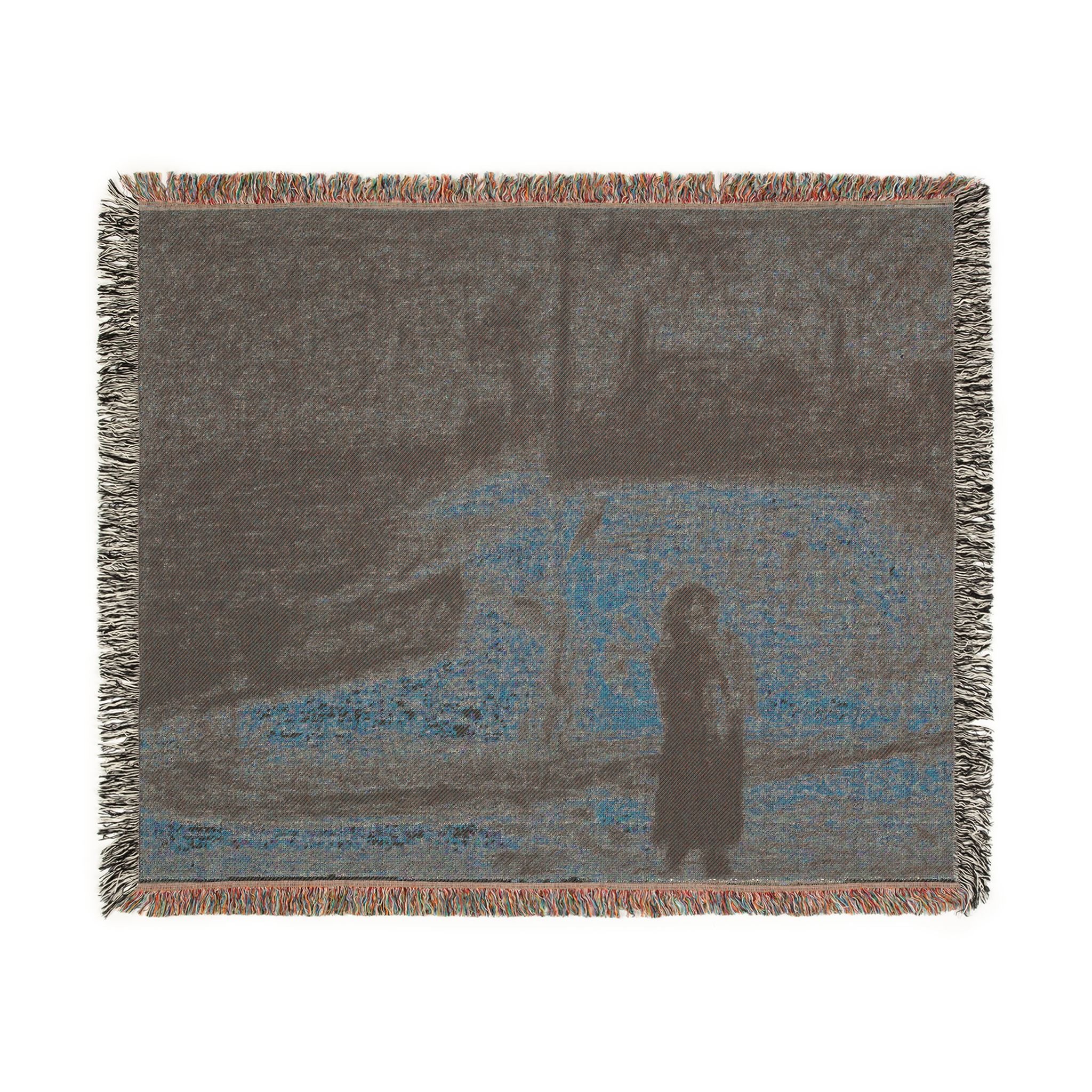 Georges Seurat - The Zone (Outside the City Walls) | Woven Tapestry Blanket