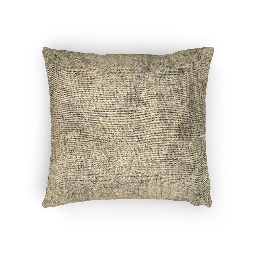 Follower of Nicolas Poussin - Italianate Landscape with Buildings | Woven Pillow