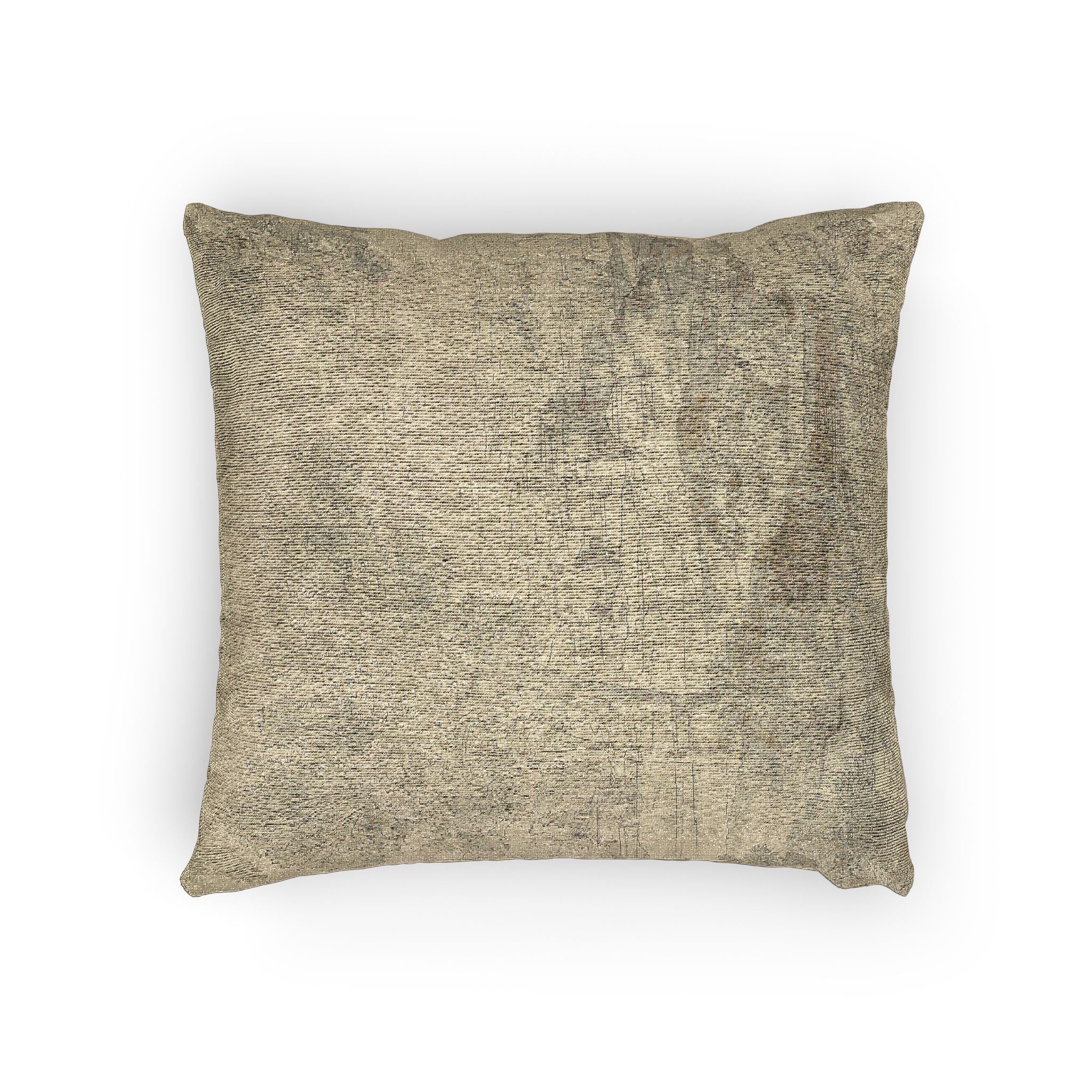 Follower of Nicolas Poussin - Italianate Landscape with Buildings | Woven Pillow