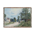 Alfred Sisley - A Turn in the Road | Woven Tapestry Blanket