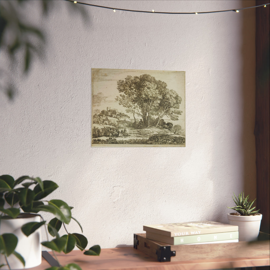 Claude Lorrain - The Goatherd | Fine Art Poster