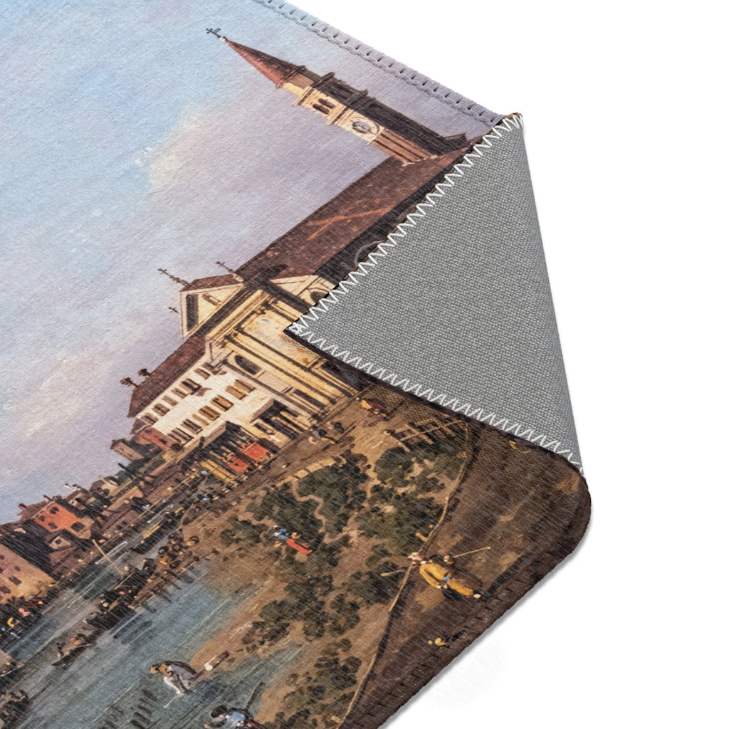 Bemberg Fondation Toulouse - Vue de Dolo - Canaletto ca 1740 - Inv 1011 | Area Rug