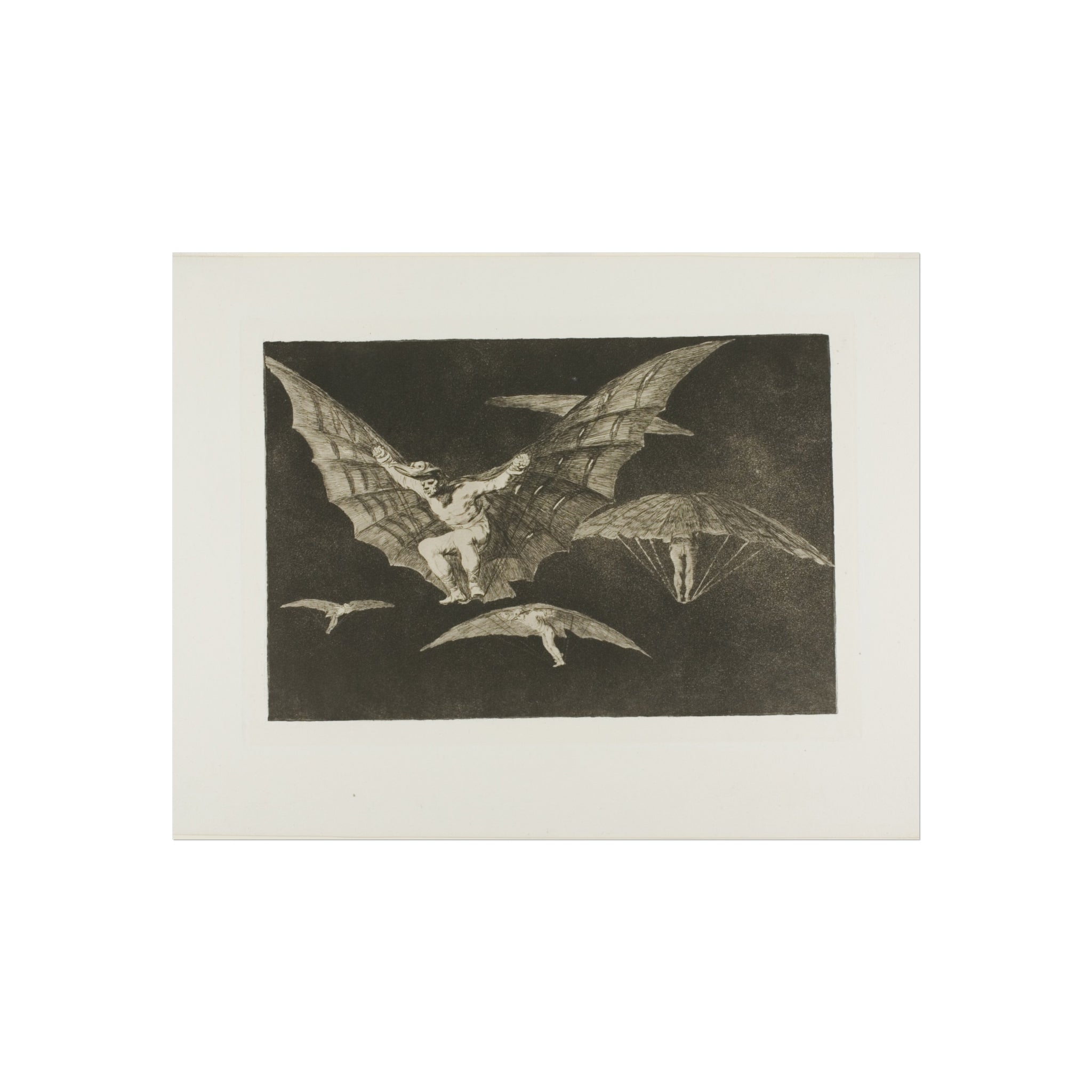 Francisco José de Goya y Lucientes - A Way of Flying, from Disparates, published as plate 13 in Los Proverbios (Proverbs | Fine Art Poster