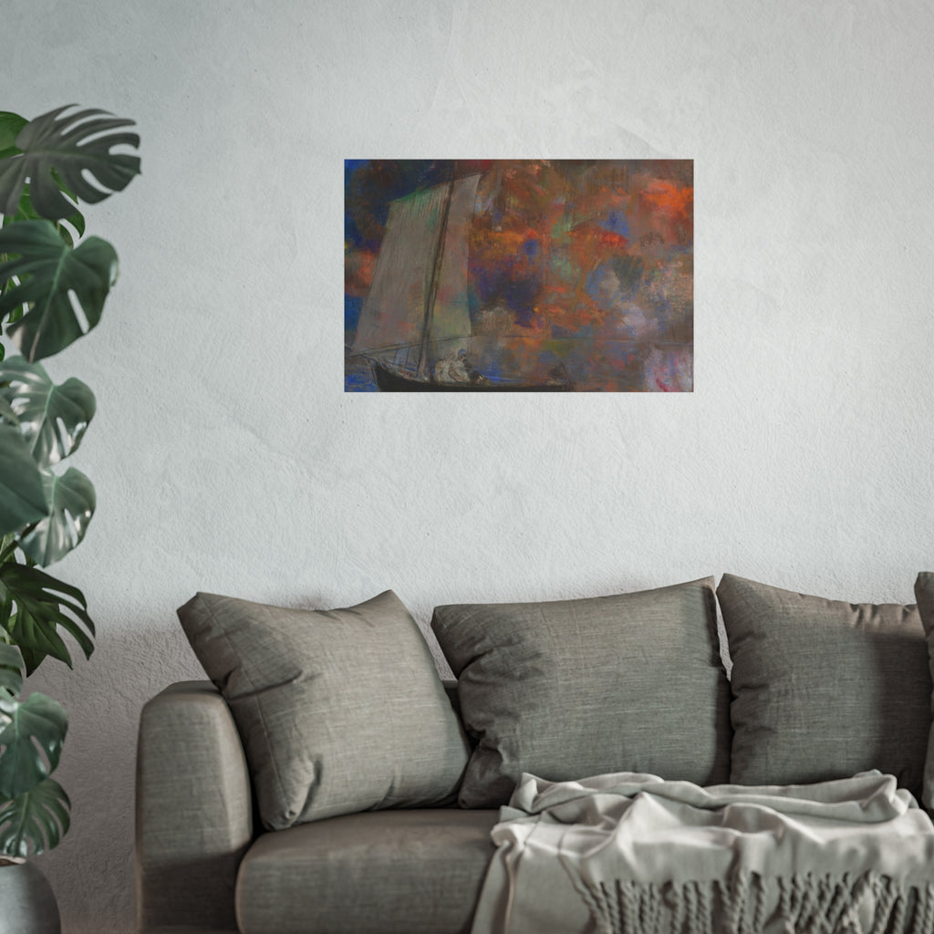 Odilon Redon - Flower Clouds | Fine Art Poster