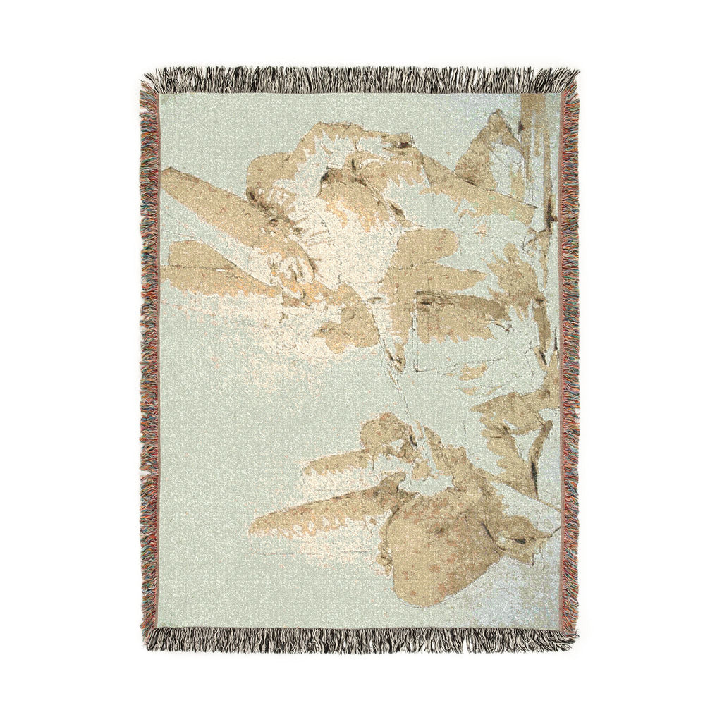 Giovanni Battista Tiepolo - Punchinellos Cooking and Tasting Gnocchi (Punchinellos' Repast) | Woven Tapestry Blanket