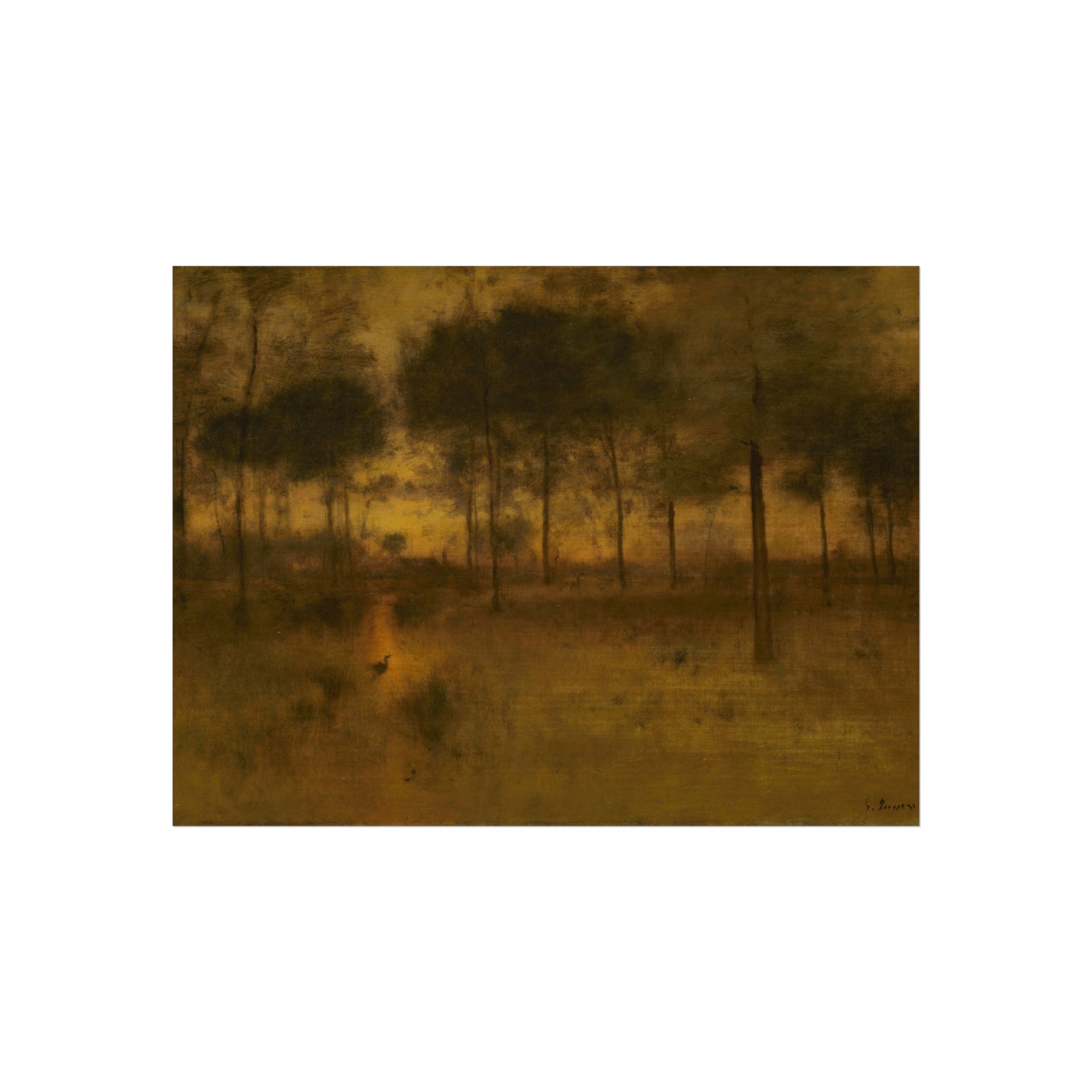 George Inness - The Home of the Heron | Fine Art Poster