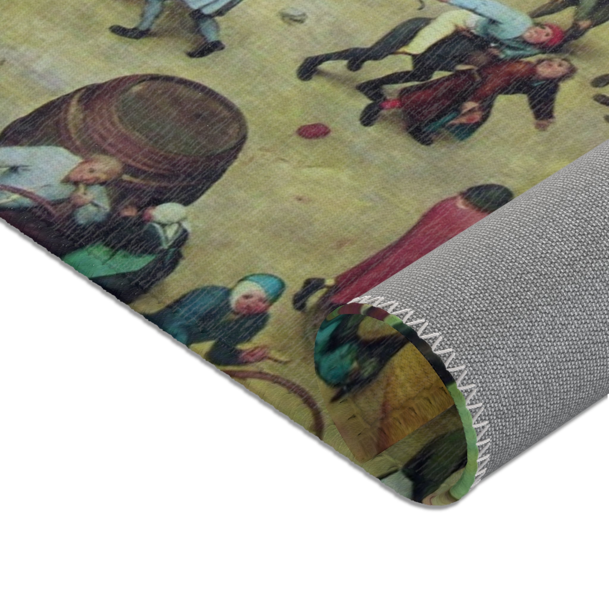 -2022-02-07 Children's Games, Pieter Bruegel the Elder, West Street, Cromer, Norfolk | Area Rug