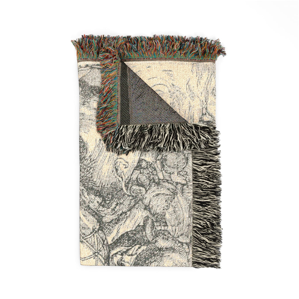Titian - The Submersion of Pharaoh's Army in the Red Sea | Woven Tapestry Blanket