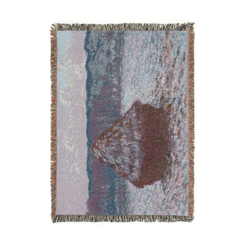 Claude Monet - Stack of Wheat | Woven Tapestry Blanket