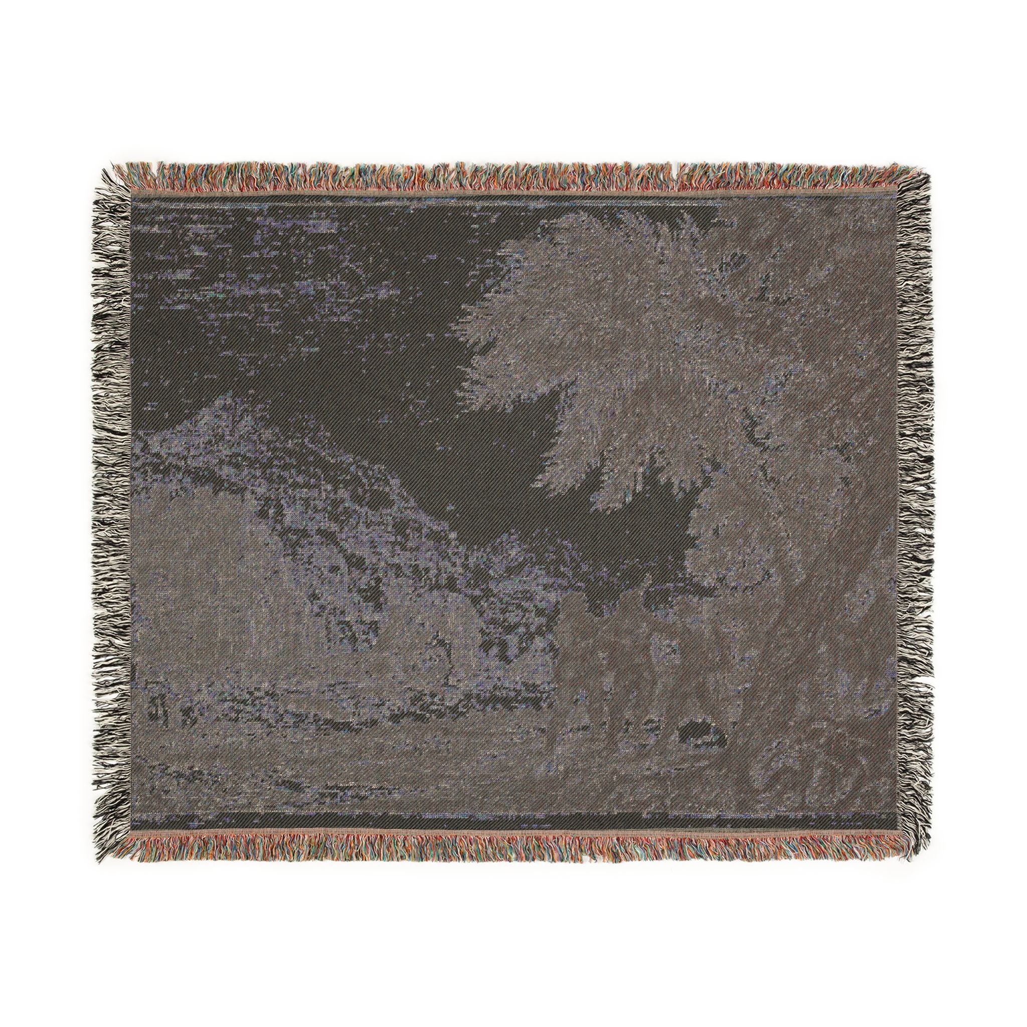 Claude Lorrain - Scene of Brigands | Woven Tapestry Blanket