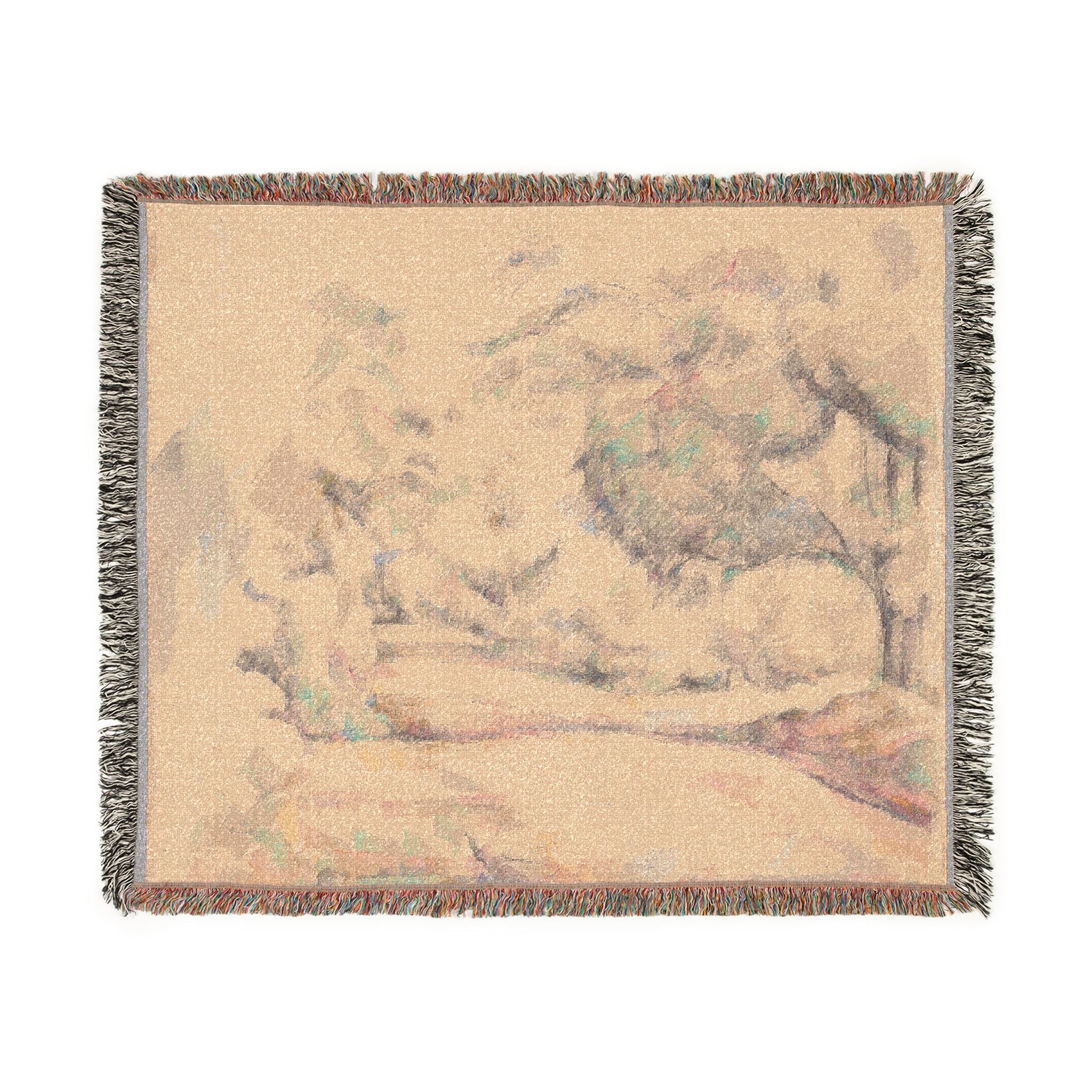 Paul Cezanne - Road in Provence | Woven Tapestry Blanket