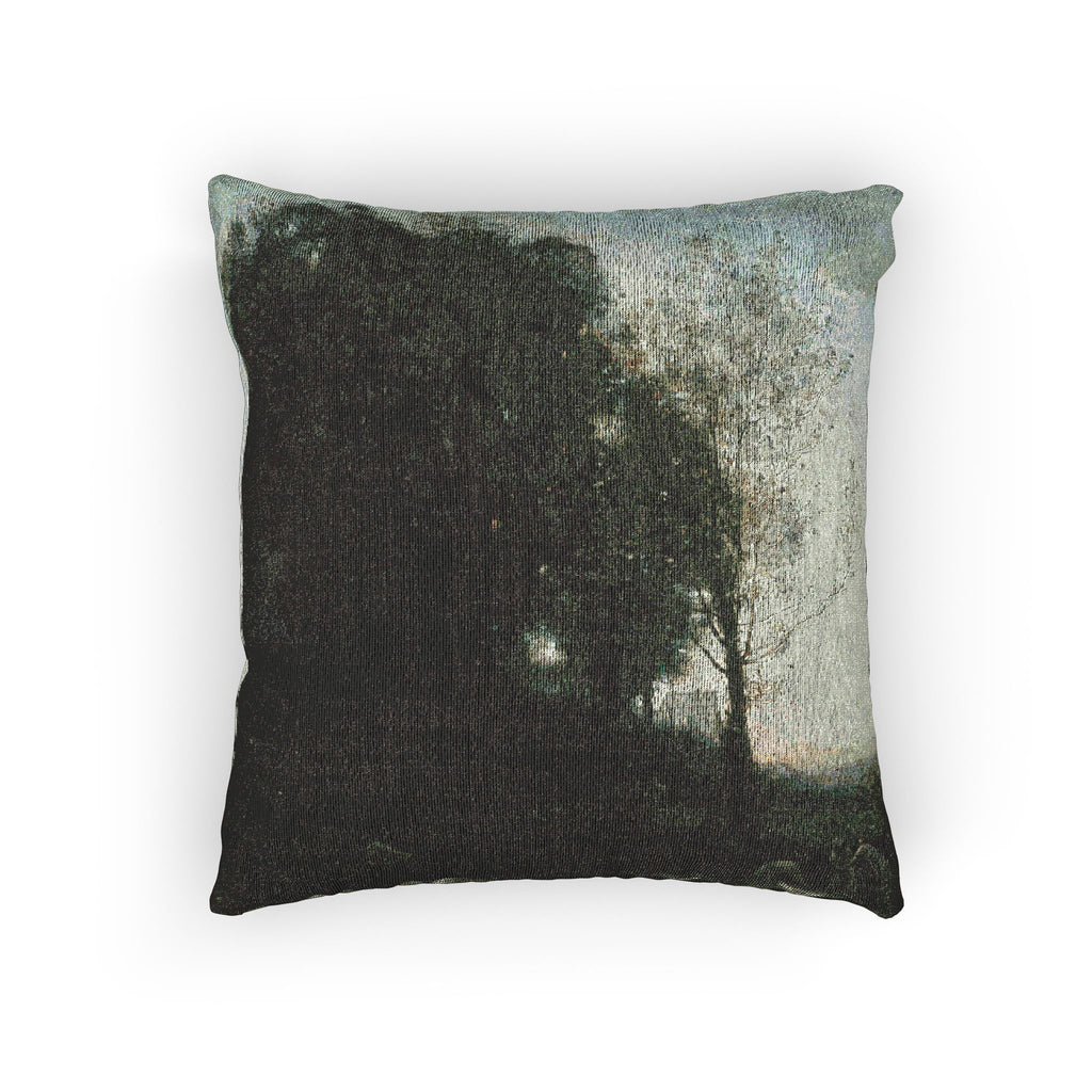 Jean Baptiste Camille Corot - Bathing Nymphs and Child | Woven Pillow