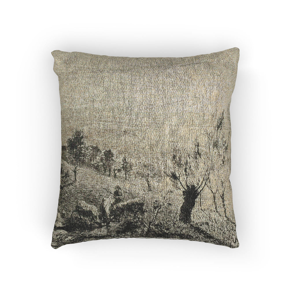 Charles François Daubigny - Sunrise | Woven Pillow