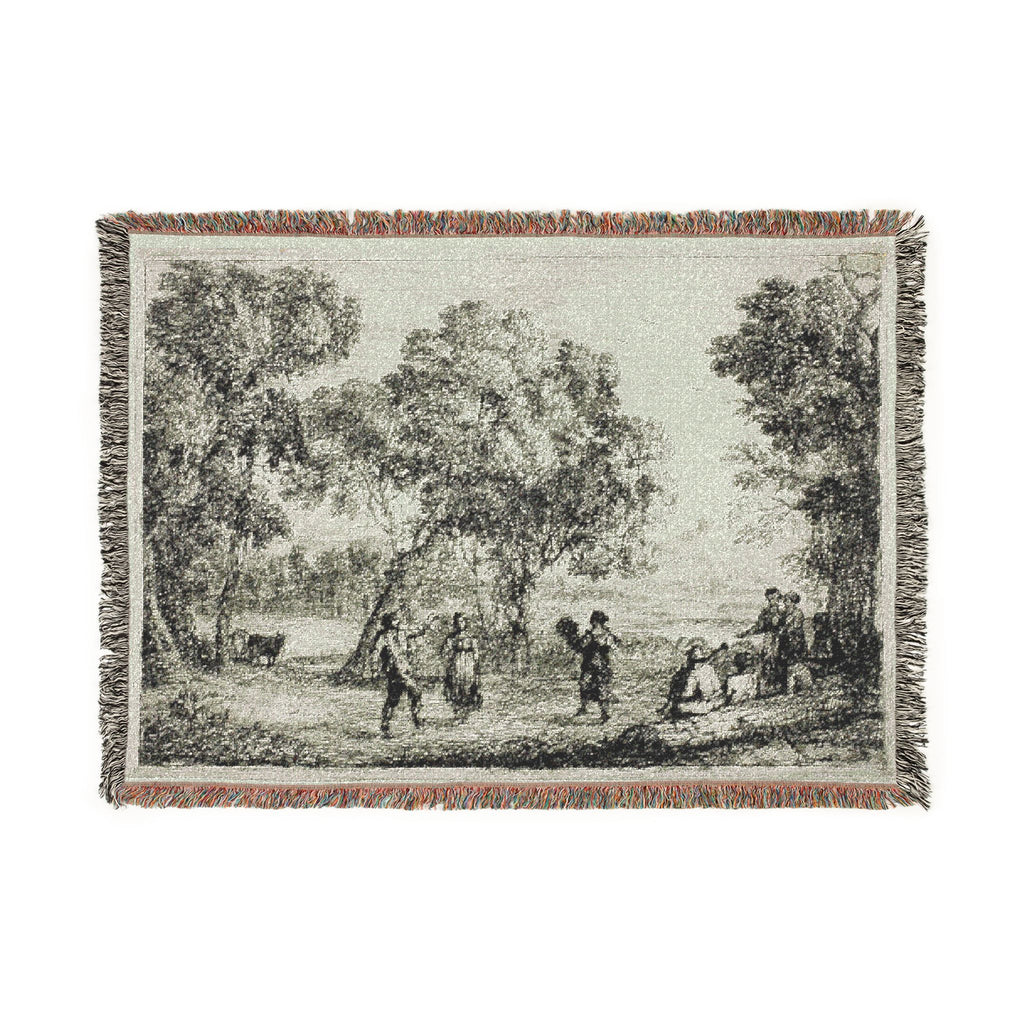Claude Lorrain - The Country Dance | Woven Tapestry Blanket