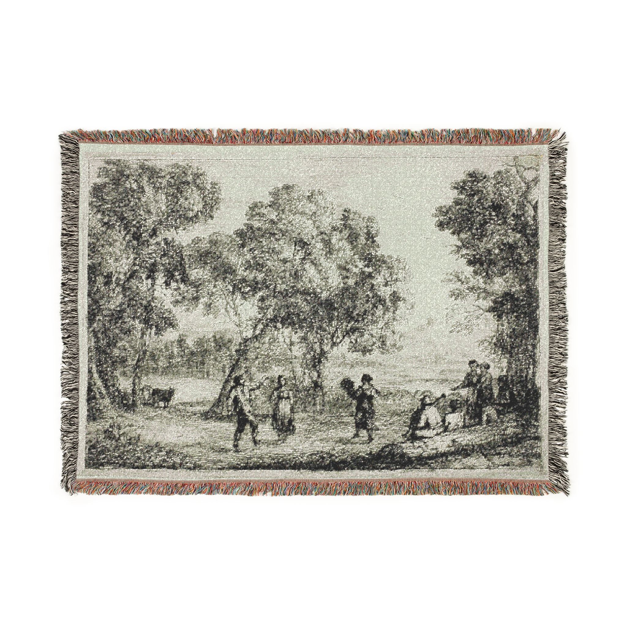Claude Lorrain - The Country Dance | Woven Tapestry Blanket