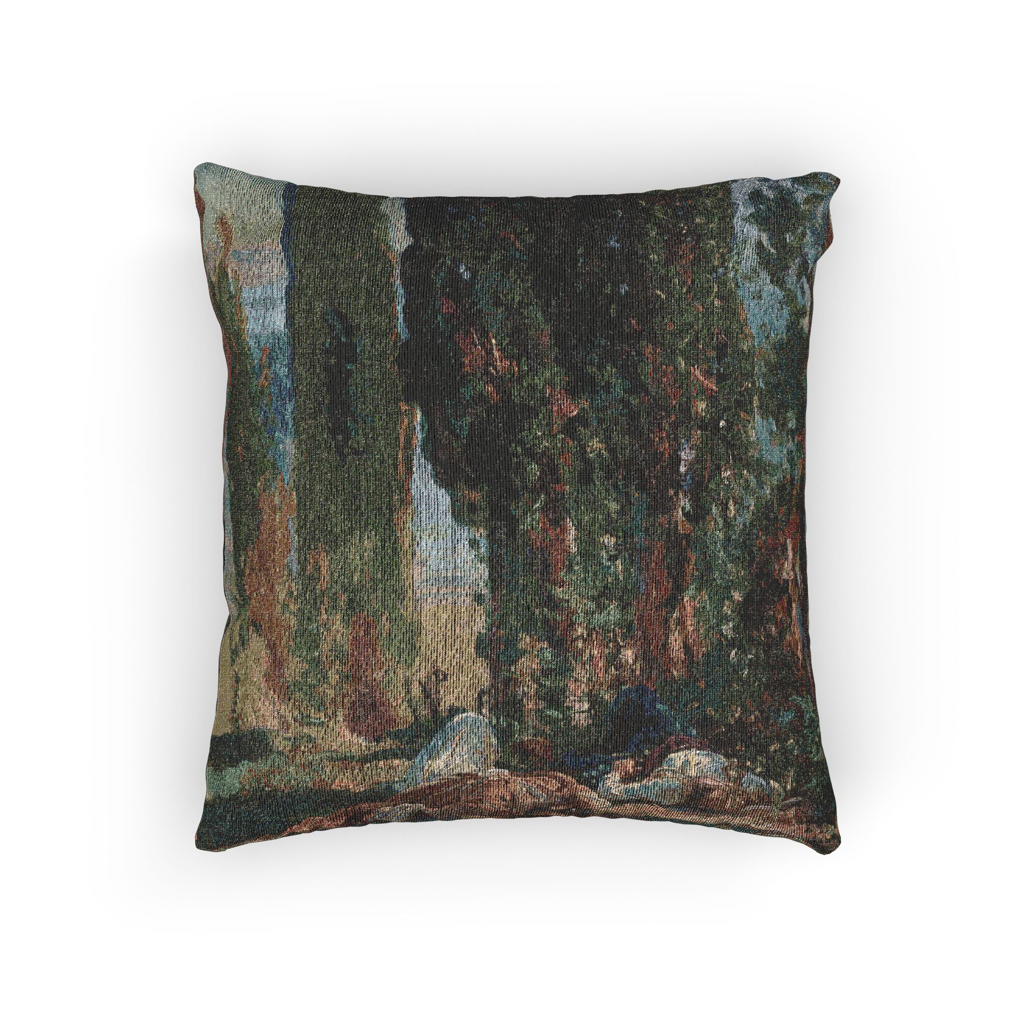 John Singer Sargent - Under the Cypress Trees at Corfu | Woven Pillow