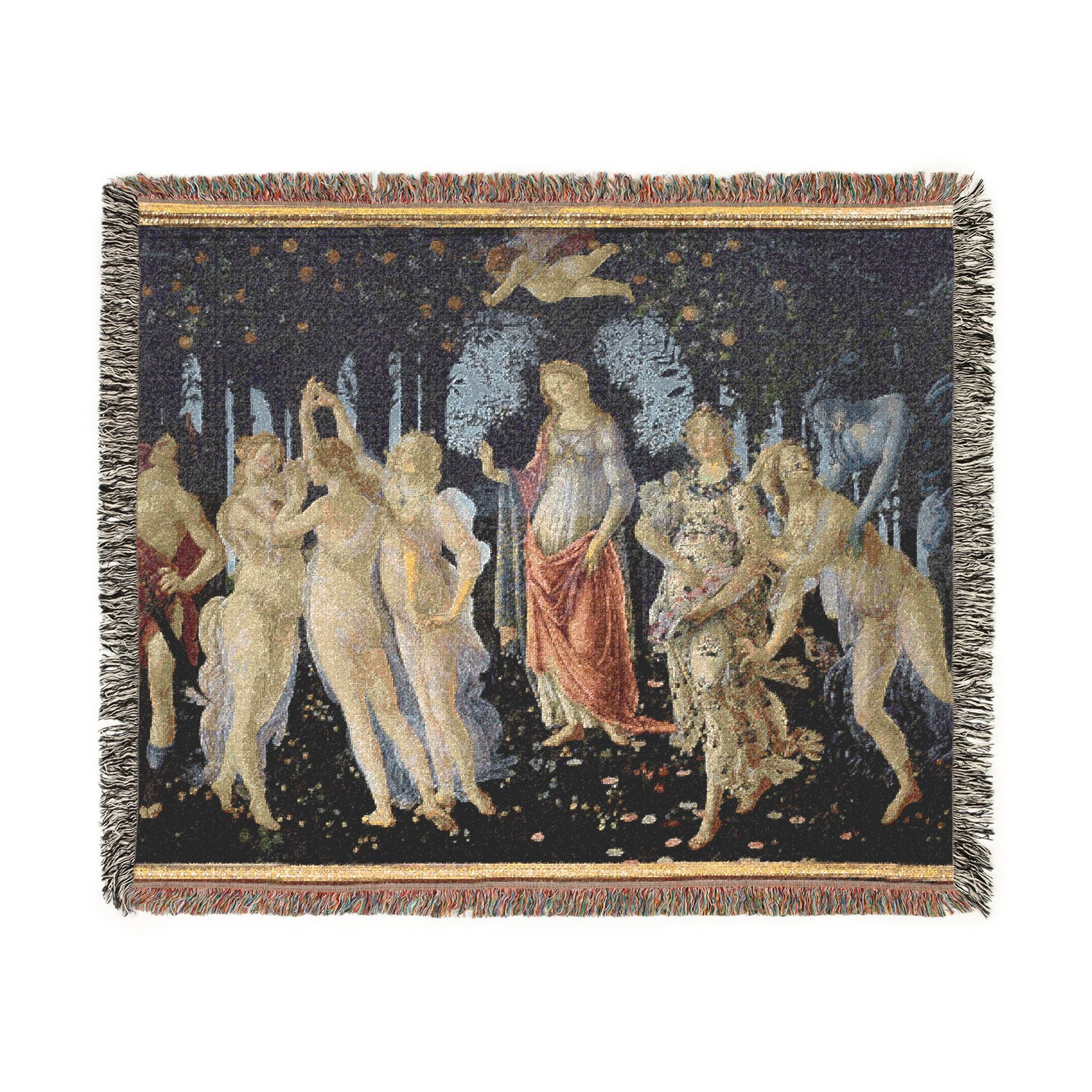 Primavera (Botticelli) | Woven Tapestry Blanket