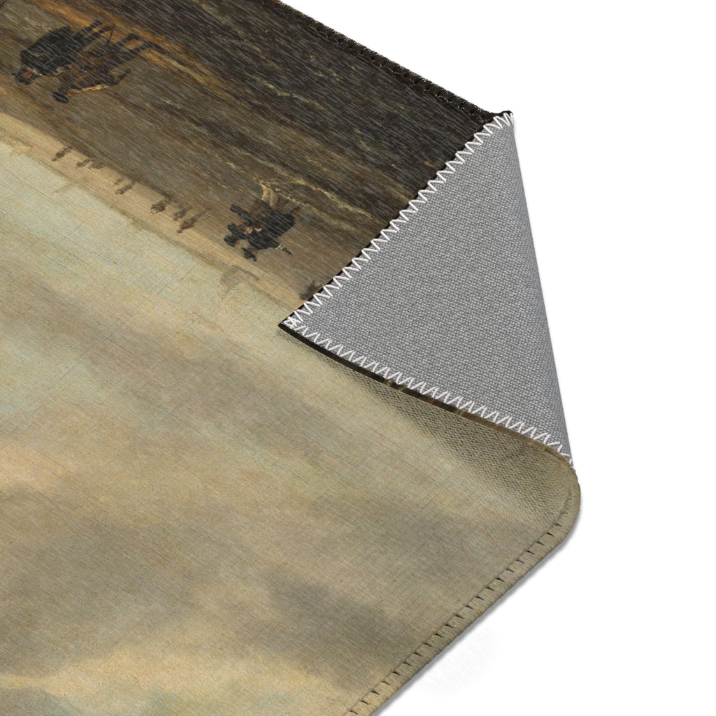 Naar Jacob van Ruisdael - Beach View - 154 - Mauritshuis | Area Rug
