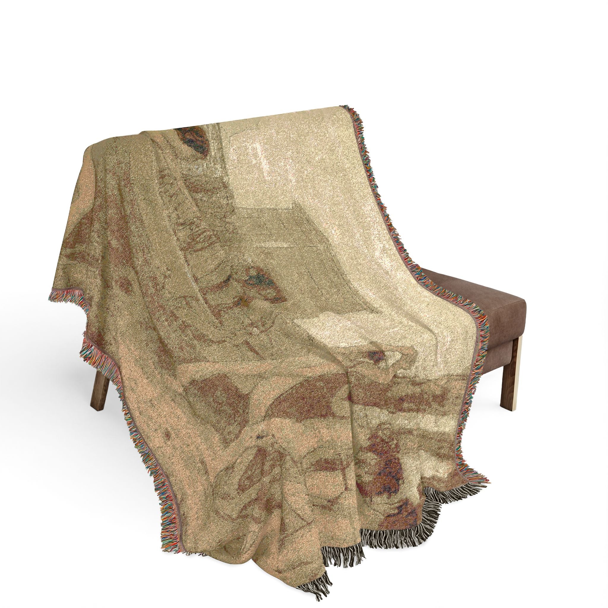 Young Spartan Girls Challenging Boys Edgar Degas Tapestry Blanket