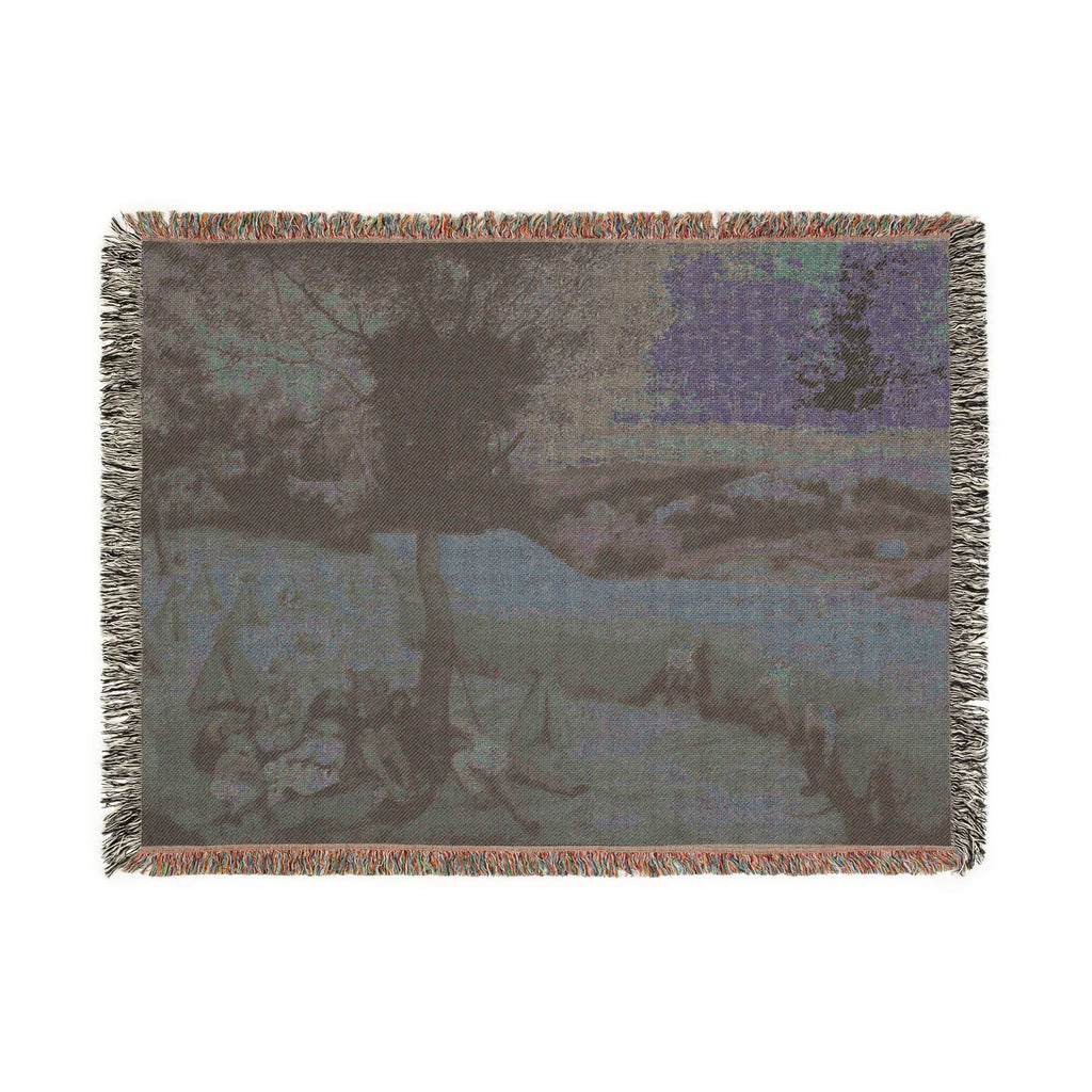 Pieter Bruegel the Elder- The Harvesters - Google Art Project | Woven Tapestry Blanket