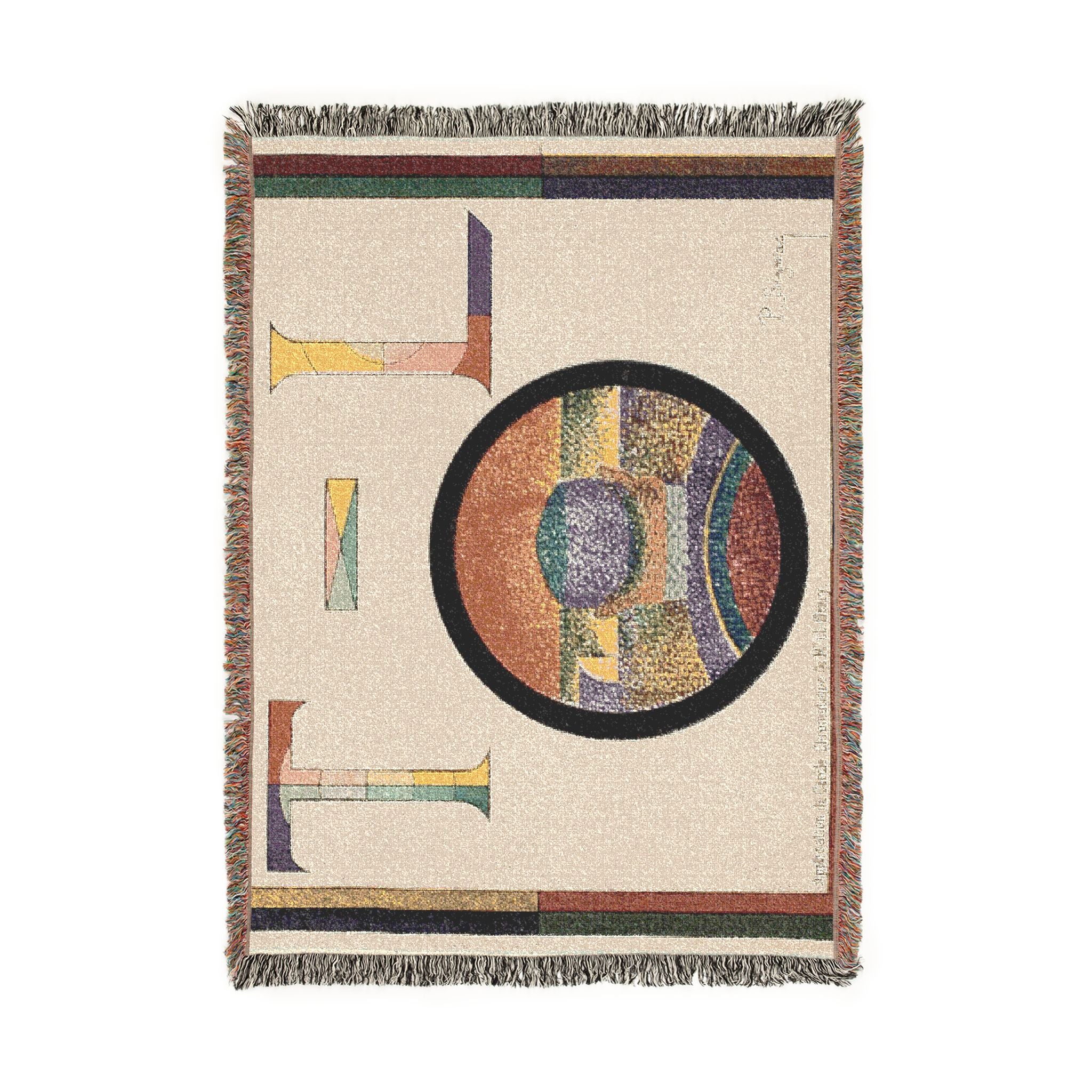 Paul Signac - Chromatic Circle | Woven Tapestry Blanket