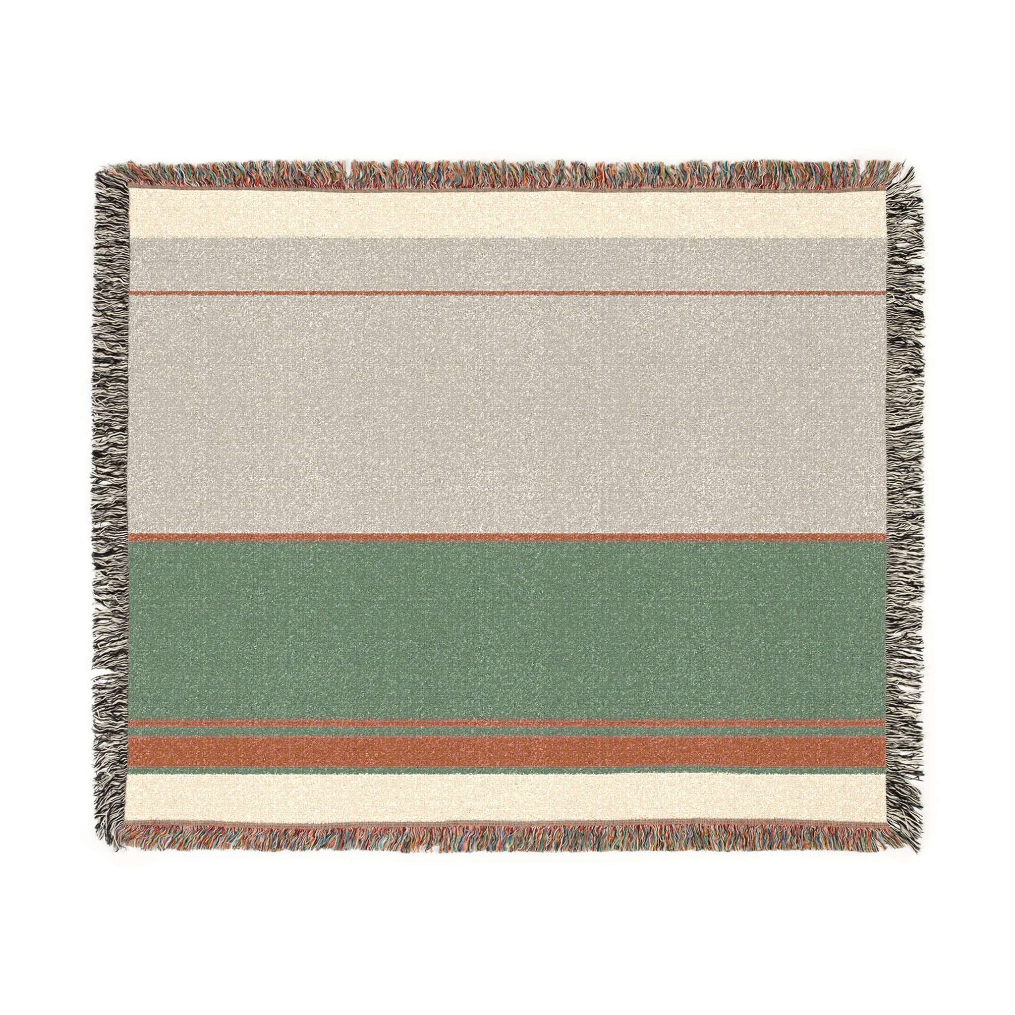 Grove Throw — Stone · Olive · Clay
