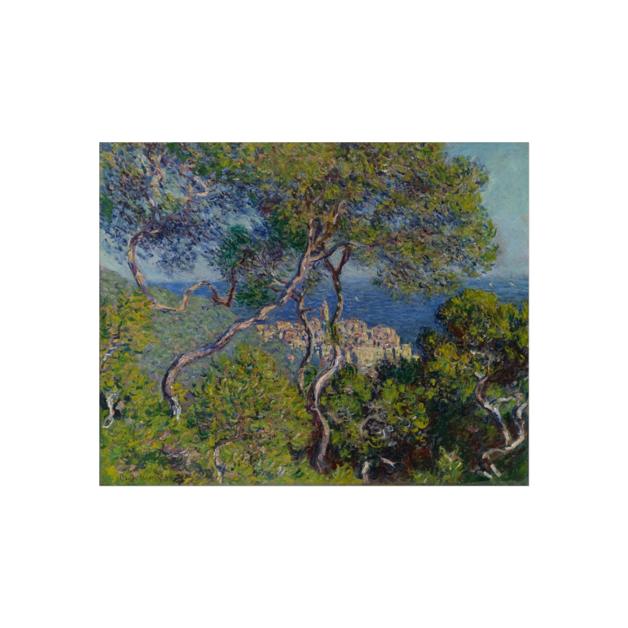 Bordighera Claude Monet Fine Art Poster