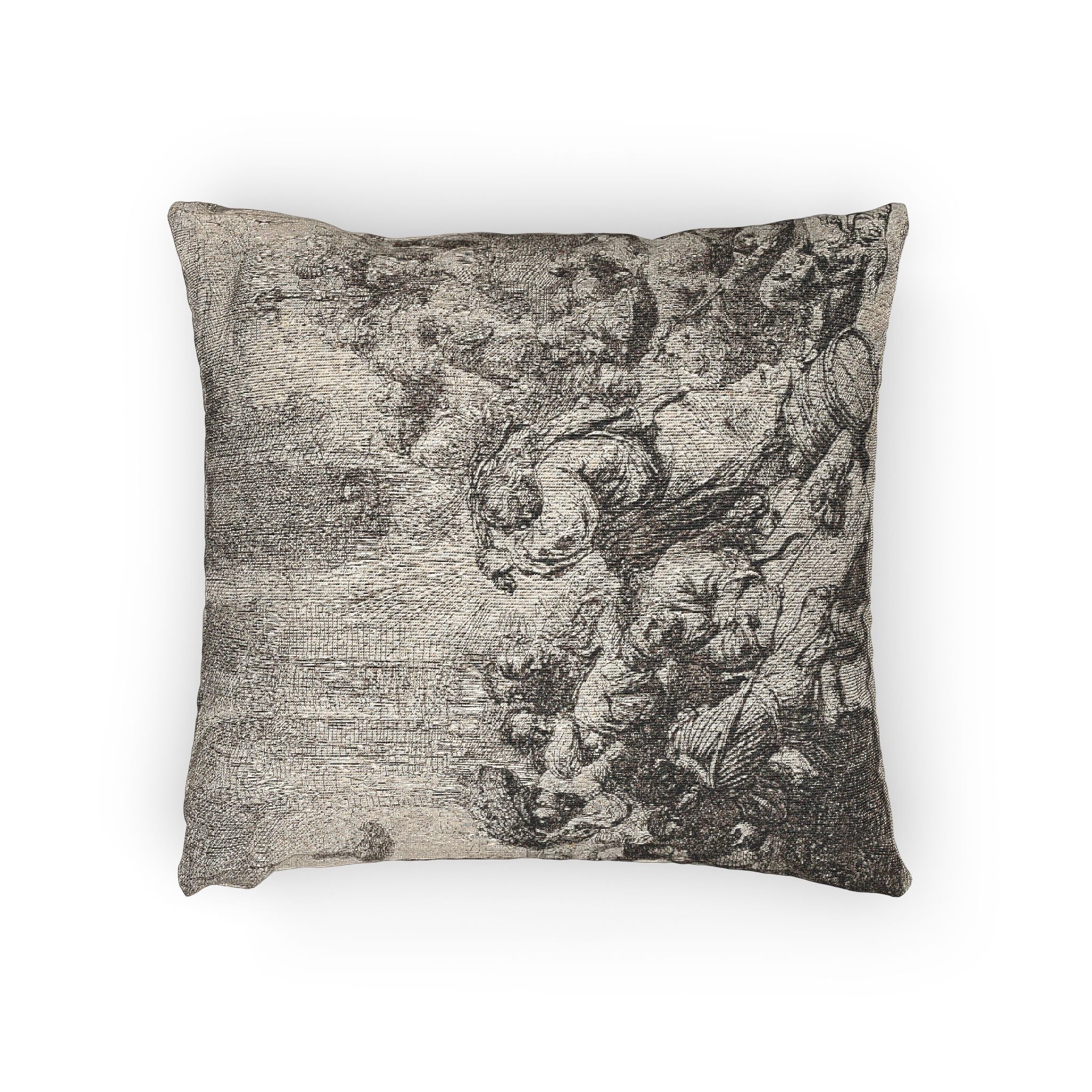 Rembrandt van Rijn - Christ Driving the Money Changers from the Temple | Woven Pillow
