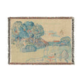 Paul Gauguin - Tahitian Landscape | Woven Tapestry Blanket