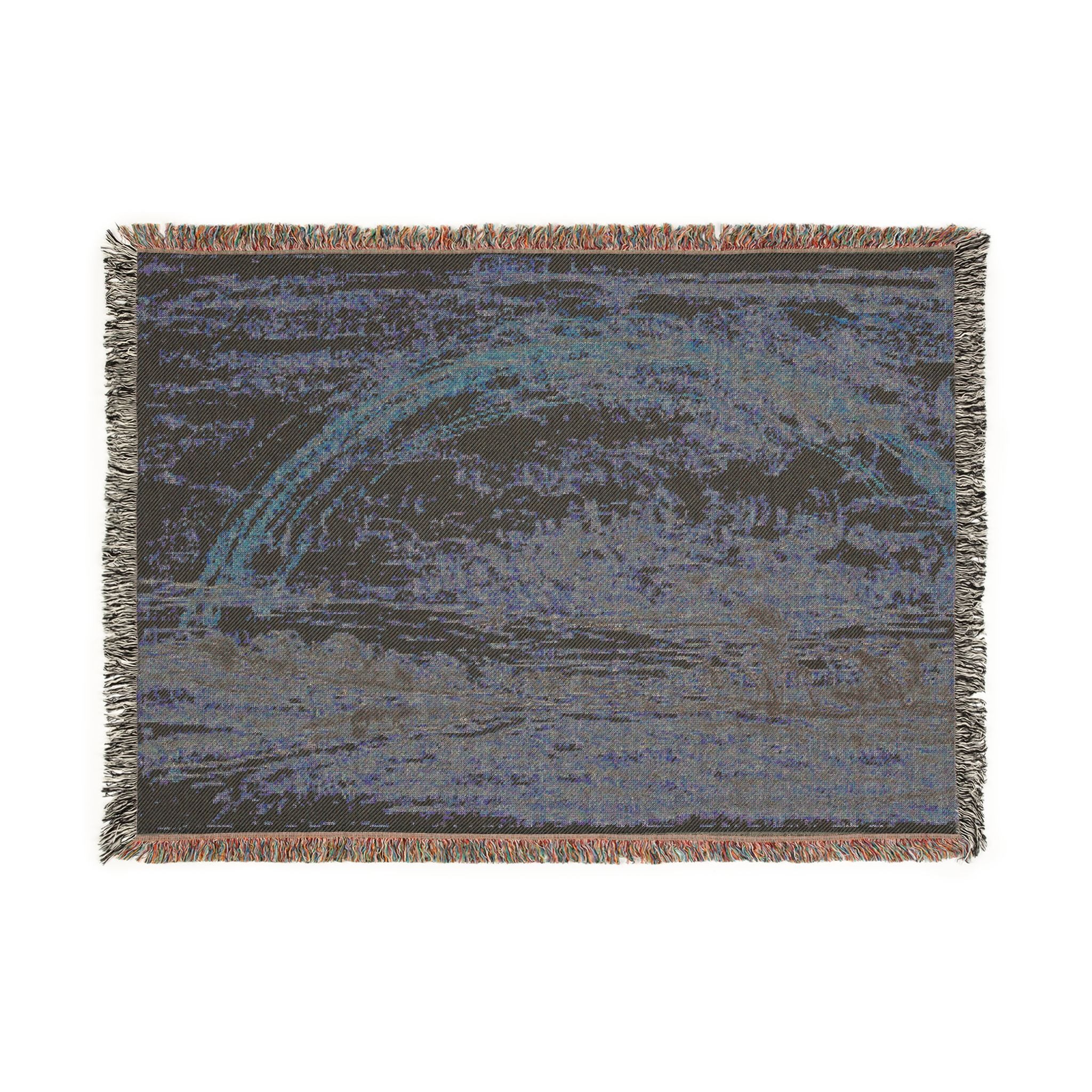Charles François Daubigny - Landscape with a Rainbow | Woven Tapestry Blanket