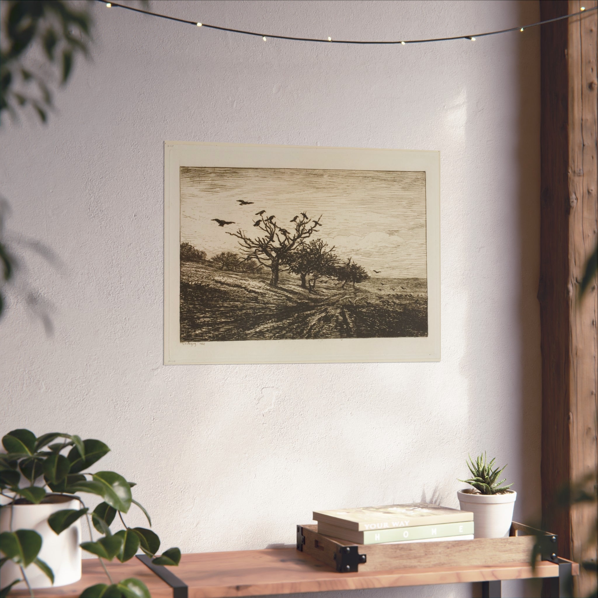 Charles François Daubigny - Crows in a Tree | Fine Art Poster